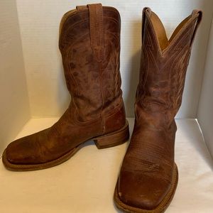 Tecovas The Doc Men Leather Boots Handmade Size 9